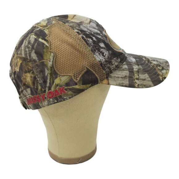 Mossy Oak Mesh Strapback Cap Hat Embroidered Logo Patch Baseball Trucker Hunter - Picture 10 of 14
